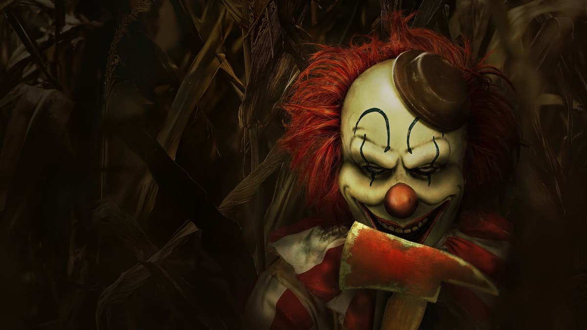 Clown in a Cornfield poster